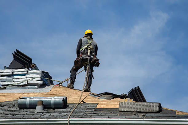 Professional Flat Roof Repair technician working in Chaffee, MO
